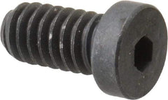 Holo-Krome - 1/4-20 UNC Hex Socket Drive, Low Socket Cap Screw - Alloy Steel, Black Oxide Finish, Fully Threaded, 1/2" Length Under Head - Apex Tool & Supply