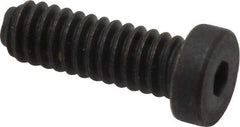 Holo-Krome - 1/4-20 UNC Hex Socket Drive, Low Socket Cap Screw - Alloy Steel, Black Oxide Finish, Fully Threaded, 3/4" Length Under Head - Apex Tool & Supply