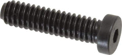 Holo-Krome - 1/4-20 UNC Hex Socket Drive, Low Socket Cap Screw - Alloy Steel, Black Oxide Finish, Fully Threaded, 1" Length Under Head - Apex Tool & Supply
