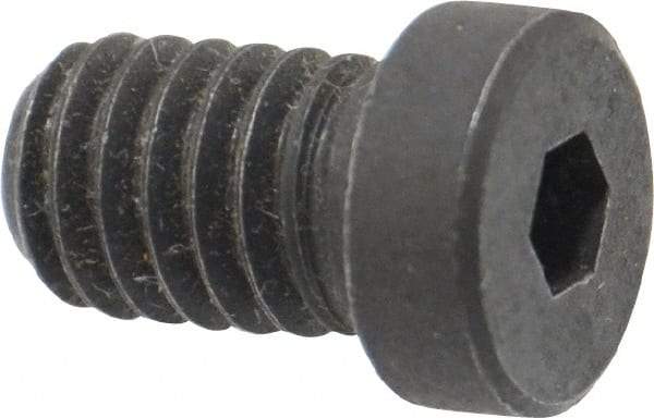Holo-Krome - 5/16-18 UNC Hex Socket Drive, Low Socket Cap Screw - Alloy Steel, Black Oxide Finish, Fully Threaded, 1/2" Length Under Head - Apex Tool & Supply