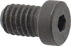Holo-Krome - 5/16-18 UNC Hex Socket Drive, Low Socket Cap Screw - Alloy Steel, Black Oxide Finish, Fully Threaded, 1/2" Length Under Head - Apex Tool & Supply
