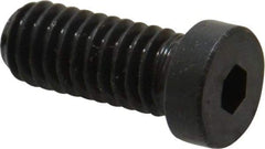 Holo-Krome - 5/16-18 UNC Hex Socket Drive, Low Socket Cap Screw - Alloy Steel, Black Oxide Finish, Fully Threaded, 3/4" Length Under Head - Apex Tool & Supply