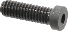 Holo-Krome - 5/16-18 UNC Hex Socket Drive, Low Socket Cap Screw - Alloy Steel, Black Oxide Finish, Fully Threaded, 1" Length Under Head - Apex Tool & Supply