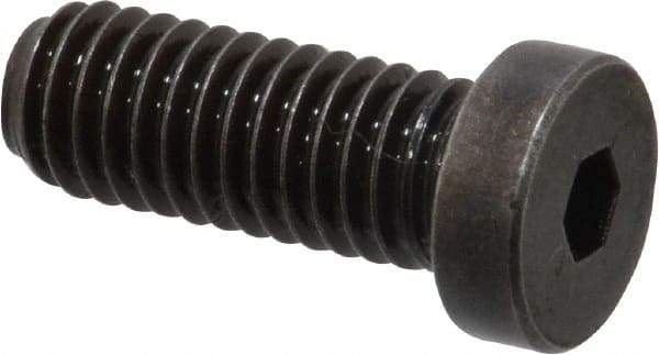 Holo-Krome - 3/8-16 UNC Hex Socket Drive, Low Socket Cap Screw - Alloy Steel, Black Oxide Finish, Fully Threaded, 1" Length Under Head - Apex Tool & Supply