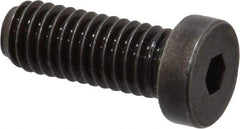 Holo-Krome - 3/8-16 UNC Hex Socket Drive, Low Socket Cap Screw - Alloy Steel, Black Oxide Finish, Fully Threaded, 1" Length Under Head - Apex Tool & Supply