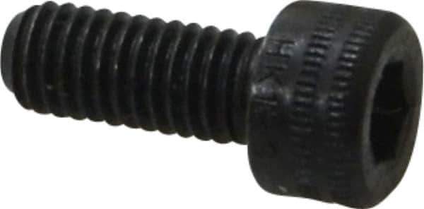 Holo-Krome - M5x0.80 Metric Coarse Hex Socket Drive, Socket Cap Screw - Grade 12.9 Alloy Steel, Black Oxide Finish, Fully Threaded, 12mm Length Under Head - Apex Tool & Supply