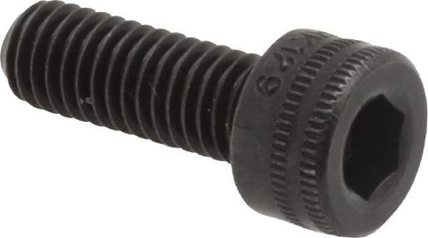 Holo-Krome - M5x0.80 Metric Coarse Hex Socket Drive, Socket Cap Screw - Grade 12.9 Alloy Steel, Black Oxide Finish, Fully Threaded, 14mm Length Under Head - Apex Tool & Supply
