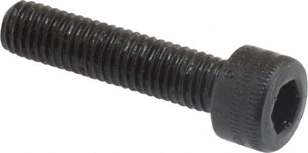 Holo-Krome - M5x0.80 Metric Coarse Hex Socket Drive, Socket Cap Screw - Grade 12.9 Alloy Steel, Black Oxide Finish, Fully Threaded, 22mm Length Under Head - Apex Tool & Supply
