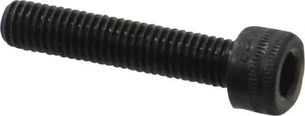 Holo-Krome - M5x0.80 Metric Coarse Hex Socket Drive, Socket Cap Screw - Grade 12.9 Alloy Steel, Black Oxide Finish, Fully Threaded, 25mm Length Under Head - Apex Tool & Supply