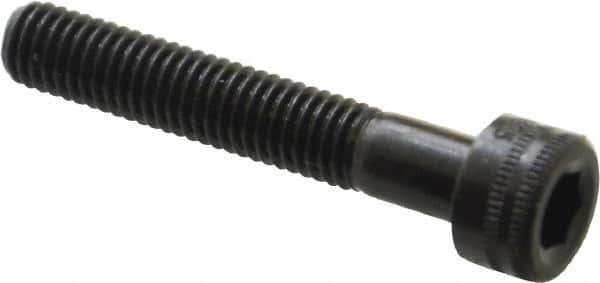 Holo-Krome - M5x0.80 Metric Coarse Hex Socket Drive, Socket Cap Screw - Grade 12.9 Alloy Steel, Black Oxide Finish, Fully Threaded, 30mm Length Under Head - Apex Tool & Supply