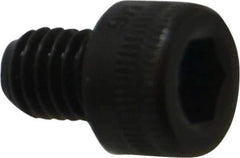 Holo-Krome - M6x1.00 Metric Coarse Hex Socket Drive, Socket Cap Screw - Grade 12.9 Alloy Steel, Black Oxide Finish, Fully Threaded, 8mm Length Under Head - Apex Tool & Supply