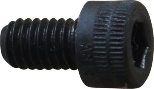 Holo-Krome - M6x1.00 Metric Coarse Hex Socket Drive, Socket Cap Screw - Grade 12.9 Alloy Steel, Black Oxide Finish, Fully Threaded, 10mm Length Under Head - Apex Tool & Supply