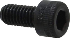 Holo-Krome - M6x1.00 Metric Coarse Hex Socket Drive, Socket Cap Screw - Grade 12.9 Alloy Steel, Black Oxide Finish, Fully Threaded, 12mm Length Under Head - Apex Tool & Supply