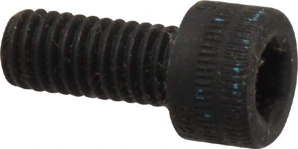 Holo-Krome - M6x1.00 Metric Coarse Hex Socket Drive, Socket Cap Screw - Grade 12.9 Alloy Steel, Black Oxide Finish, Fully Threaded, 14mm Length Under Head - Apex Tool & Supply