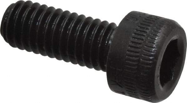 Holo-Krome - M6x1.00 Metric Coarse Hex Socket Drive, Socket Cap Screw - Grade 12.9 Alloy Steel, Black Oxide Finish, Fully Threaded, 15mm Length Under Head - Apex Tool & Supply