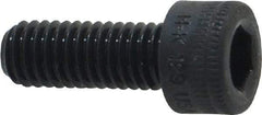 Holo-Krome - M6x1.00 Metric Coarse Hex Socket Drive, Socket Cap Screw - Grade 12.9 Alloy Steel, Black Oxide Finish, Fully Threaded, 16mm Length Under Head - Apex Tool & Supply