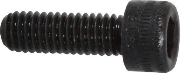 Holo-Krome - M6x1.00 Metric Coarse Hex Socket Drive, Socket Cap Screw - Grade 12.9 Alloy Steel, Black Oxide Finish, Fully Threaded, 18mm Length Under Head - Apex Tool & Supply