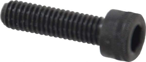 Holo-Krome - M6x1.00 Metric Coarse Hex Socket Drive, Socket Cap Screw - Grade 12.9 Alloy Steel, Black Oxide Finish, Fully Threaded, 22mm Length Under Head - Apex Tool & Supply