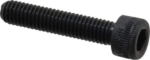 Holo-Krome - M6x1.00 Metric Coarse Hex Socket Drive, Socket Cap Screw - Grade 12.9 Alloy Steel, Black Oxide Finish, Fully Threaded, 30mm Length Under Head - Apex Tool & Supply