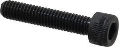 Holo-Krome - M6x1.00 Metric Coarse Hex Socket Drive, Socket Cap Screw - Grade 12.9 Alloy Steel, Black Oxide Finish, Fully Threaded, 30mm Length Under Head - Apex Tool & Supply