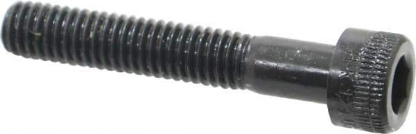 Holo-Krome - M6x1.00 Metric Coarse Hex Socket Drive, Socket Cap Screw - Grade 12.9 Alloy Steel, Black Oxide Finish, Partially Threaded, 35mm Length Under Head - Apex Tool & Supply