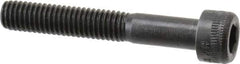 Holo-Krome - M6x1.00 Metric Coarse Hex Socket Drive, Socket Cap Screw - Grade 12.9 Alloy Steel, Black Oxide Finish, Partially Threaded, 40mm Length Under Head - Apex Tool & Supply