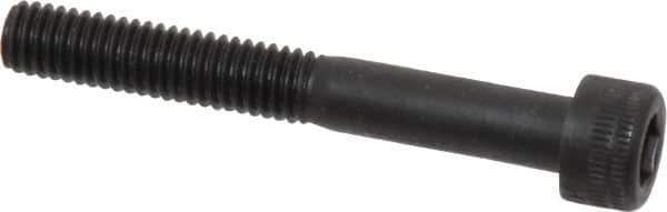 Holo-Krome - M6x1.00 Metric Coarse Hex Socket Drive, Socket Cap Screw - Grade 12.9 Alloy Steel, Black Oxide Finish, Partially Threaded, 45mm Length Under Head - Apex Tool & Supply