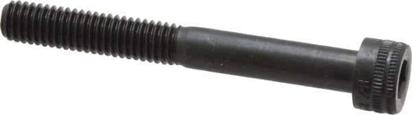 Holo-Krome - M6x1.00 Metric Coarse Hex Socket Drive, Socket Cap Screw - Grade 12.9 Alloy Steel, Black Oxide Finish, Partially Threaded, 50mm Length Under Head - Apex Tool & Supply