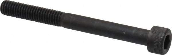 Holo-Krome - M6x1.00 Metric Coarse Hex Socket Drive, Socket Cap Screw - Grade 12.9 Alloy Steel, Black Oxide Finish, Partially Threaded, 60mm Length Under Head - Apex Tool & Supply