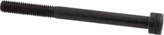 Holo-Krome - M6x1.00 Metric Coarse Hex Socket Drive, Socket Cap Screw - Grade 12.9 Alloy Steel, Black Oxide Finish, Partially Threaded, 70mm Length Under Head - Apex Tool & Supply