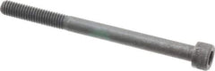 Holo-Krome - M6x1.00 Metric Coarse Hex Socket Drive, Socket Cap Screw - Grade 12.9 Alloy Steel, Black Oxide Finish, Partially Threaded, 75mm Length Under Head - Apex Tool & Supply