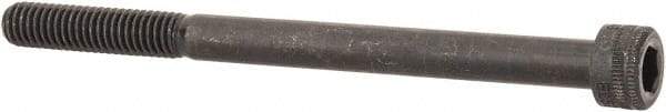 Holo-Krome - M6x1.00 Metric Coarse Hex Socket Drive, Socket Cap Screw - Grade 12.9 Alloy Steel, Black Oxide Finish, Partially Threaded, 80mm Length Under Head - Apex Tool & Supply