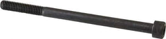 Holo-Krome - M6x1.00 Metric Coarse Hex Socket Drive, Socket Cap Screw - Grade 12.9 Alloy Steel, Black Oxide Finish, Partially Threaded, 90mm Length Under Head - Apex Tool & Supply