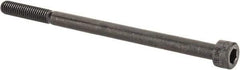 Holo-Krome - M6x1.00 Metric Coarse Hex Socket Drive, Socket Cap Screw - Grade 12.9 Alloy Steel, Black Oxide Finish, Partially Threaded, 100mm Length Under Head - Apex Tool & Supply