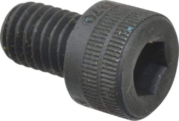 Holo-Krome - M8x1.25 Metric Coarse Hex Socket Drive, Socket Cap Screw - Grade 12.9 Alloy Steel, Black Oxide Finish, Fully Threaded, 12mm Length Under Head - Apex Tool & Supply
