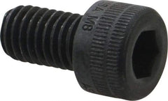 Holo-Krome - M8x1.25 Metric Coarse Hex Socket Drive, Socket Cap Screw - Grade 12.9 Alloy Steel, Black Oxide Finish, Fully Threaded, 14mm Length Under Head - Apex Tool & Supply