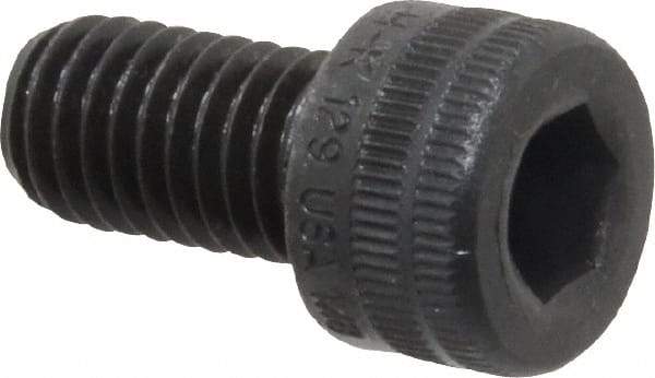 Holo-Krome - M8x1.25 Metric Coarse Hex Socket Drive, Socket Cap Screw - Grade 12.9 Alloy Steel, Black Oxide Finish, Fully Threaded, 15mm Length Under Head - Apex Tool & Supply