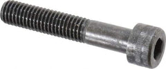Holo-Krome - M8x1.25 Metric Coarse Hex Socket Drive, Socket Cap Screw - Grade 12.9 Alloy Steel, Black Oxide Finish, Partially Threaded, 45mm Length Under Head - Apex Tool & Supply