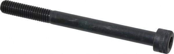 Holo-Krome - M8x1.25 Metric Coarse Hex Socket Drive, Socket Cap Screw - Grade 12.9 Alloy Steel, Black Oxide Finish, Partially Threaded, 90mm Length Under Head - Apex Tool & Supply