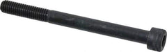 Holo-Krome - M8x1.25 Metric Coarse Hex Socket Drive, Socket Cap Screw - Grade 12.9 Alloy Steel, Black Oxide Finish, Partially Threaded, 90mm Length Under Head - Apex Tool & Supply