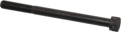 Holo-Krome - M8x1.25 Metric Coarse Hex Socket Drive, Socket Cap Screw - Grade 12.9 Alloy Steel, Black Oxide Finish, Partially Threaded, 100mm Length Under Head - Apex Tool & Supply