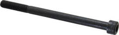 Holo-Krome - M8x1.25 Metric Coarse Hex Socket Drive, Socket Cap Screw - Grade 12.9 Alloy Steel, Black Oxide Finish, Partially Threaded, 110mm Length Under Head - Apex Tool & Supply