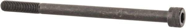 Holo-Krome - M8x1.25 Metric Coarse Hex Socket Drive, Socket Cap Screw - Grade 12.9 Alloy Steel, Black Oxide Finish, Partially Threaded, 120mm Length Under Head - Apex Tool & Supply