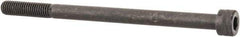 Holo-Krome - M8x1.25 Metric Coarse Hex Socket Drive, Socket Cap Screw - Grade 12.9 Alloy Steel, Black Oxide Finish, Partially Threaded, 120mm Length Under Head - Apex Tool & Supply