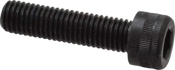 Holo-Krome - M10x1.50 Metric Coarse Hex Socket Drive, Socket Cap Screw - Grade 12.9 Alloy Steel, Black Oxide Finish, Fully Threaded, 40mm Length Under Head - Apex Tool & Supply