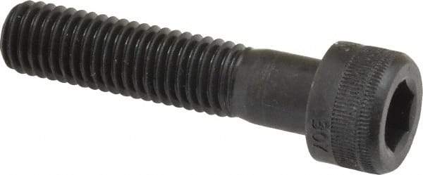 Holo-Krome - M10x1.50 Metric Coarse Hex Socket Drive, Socket Cap Screw - Grade 12.9 Alloy Steel, Black Oxide Finish, Fully Threaded, 45mm Length Under Head - Apex Tool & Supply
