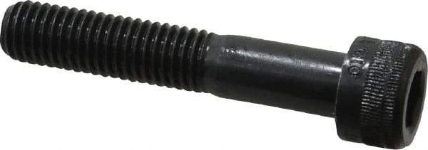 Holo-Krome - M10x1.50 Metric Coarse Hex Socket Drive, Socket Cap Screw - Grade 12.9 Alloy Steel, Black Oxide Finish, Partially Threaded, 55mm Length Under Head - Apex Tool & Supply