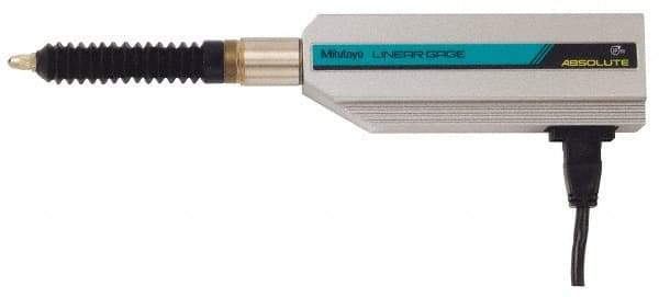 Mitutoyo - 1 Inch, 15mm Barrel Diameter, Digital Remote Display Linear Gage - 0.0005 Inch Resolution - Apex Tool & Supply