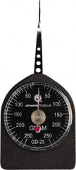 Jonard Tools - 0.55 Lb. Capacity, Mechanical Tension and Compression Force Gage - 10 gf Resolution, Aluminum Housing - Apex Tool & Supply