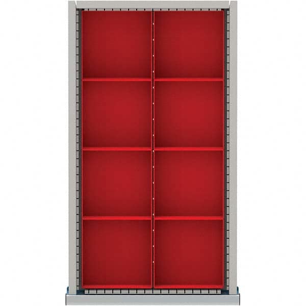 LISTA - 8-Compartment Drawer Divider Layout for 3.15" High Drawers - Apex Tool & Supply